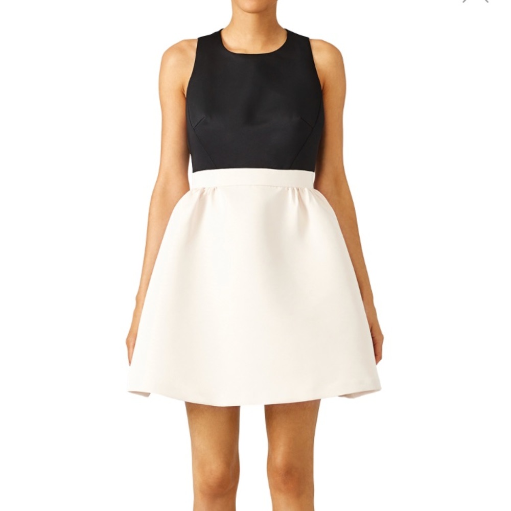 Kate Spade New York white/cream colorblock dress